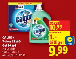 Lidl CALGON Pulver 52 WG Gel 36 WG Angebot