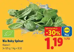 Lidl Bio Baby Spinat Angebot