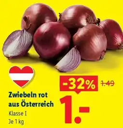 Lidl Zwiebeln rot aus Österreich Angebot