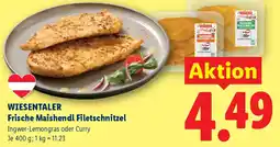 Lidl WIESENTALER Frische Maishendl Filetschnitzel Angebot