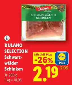 Lidl Dulano selection schwarzwälder schinken Angebot