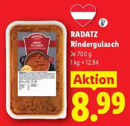 Lidl Radatz rindergulasch Angebot