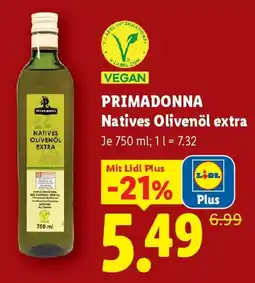 Lidl PRIMADONNA Natives Olivenöl extra Angebot