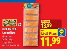 Lidl OCEAN SEA Lachsfilets Angebot