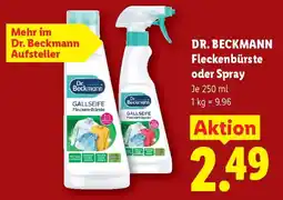 Lidl DR. BECKMANN Fleckenbürste oder Spray Angebot