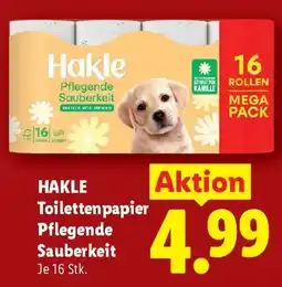Lidl HAKLE Toilettenpapier Pflegende Sauberkeit Angebot