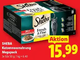 Lidl SHEBA Katzennassnahrung Megapack Angebot