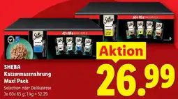 Lidl SHEBA Katzennassnahrung Maxi Pack Angebot