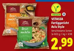 Lidl VITASIA Fertiggericht Asia Style Angebot