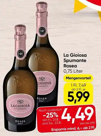 La Gioiosa Spumante Rosea