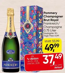Spar Pommery Champagner Brut Royal Angebot