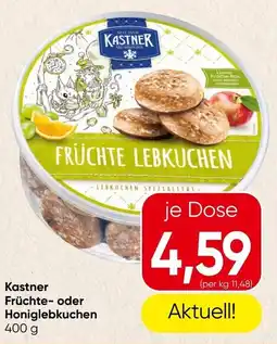 Spar Kastner Früchte- oder Honiglebkuchen Angebot