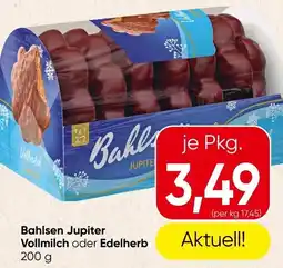 Spar Bahlsen Jupiter Vollmilch oder Edelherb Angebot