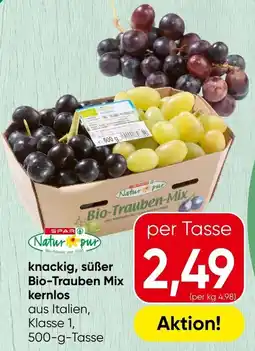 Spar SPAR Natur pur Bio-Trauben Mix Angebot