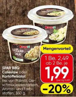 Spar SPAR BBQ Coleslaw oder Kartoffelsalat Angebot