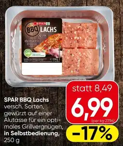 Spar SPAR BBQ Lachs Angebot