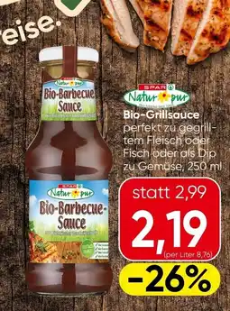 Spar SPAR Natur pur Bio-Barbecue-Sauce Angebot