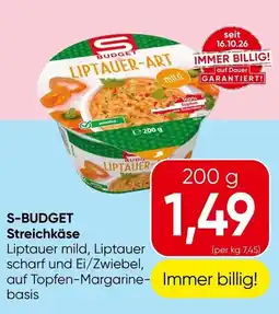 Spar S-Budget Streichkäse Angebot