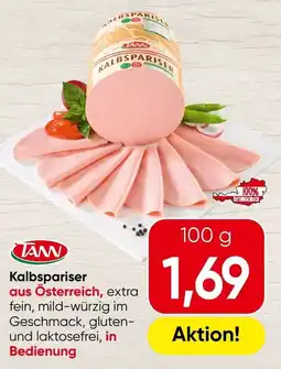 Spar TANN Kalbspariser Angebot