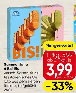 Spar Sammontana 4 Bis! Eis Angebot