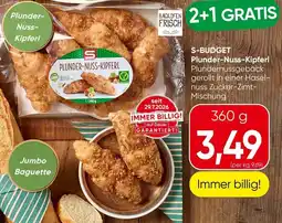 Spar S-Budget Plunder-Nuss-Kipferl Angebot