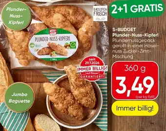 S-Budget Plunder-Nuss-Kipferl