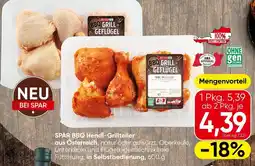 Spar SPAR BBQ Hendl-Grillteller Angebot