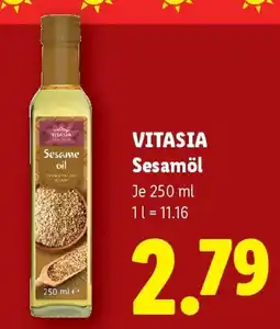 Lidl VITASIA Sesamöl Angebot