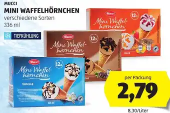 Mucci Mini Waffelhörnchen