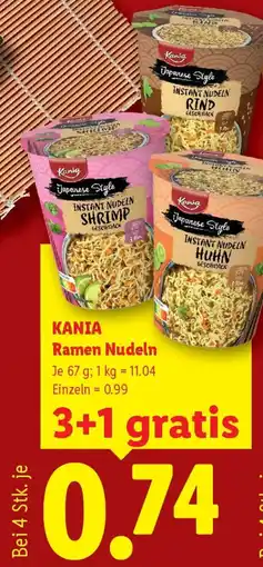 Lidl KANIA Ramen Nudeln Angebot