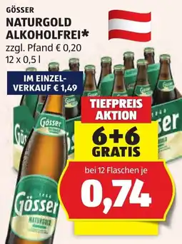 Hofer Gösser Naturgold alkoholfrei Angebot