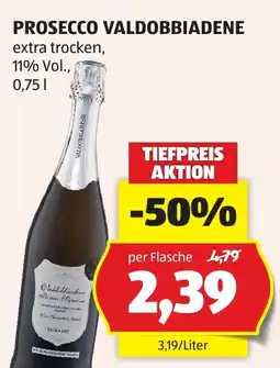 Hofer Prosecco Valdobbiadene extra trocken Angebot