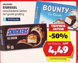 Hofer Snickers Eisriegel Angebot
