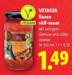 Lidl VITASIA Sauce süß-sauer Angebot