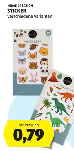 Hofer Home Creation Sticker Angebot