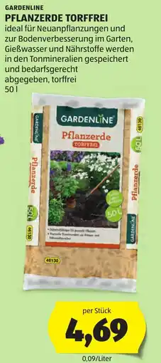 Hofer GARDENLINE Pflanzerde Torffrei Angebot