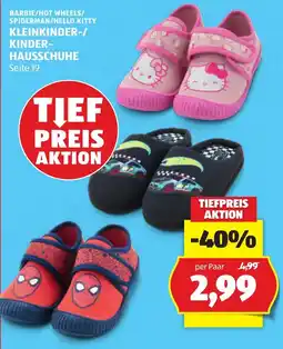 Hofer Kleinkinder-/Kinder-Hausschuhe Angebot
