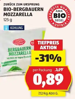 Hofer Bergbauern Mozzarella Angebot