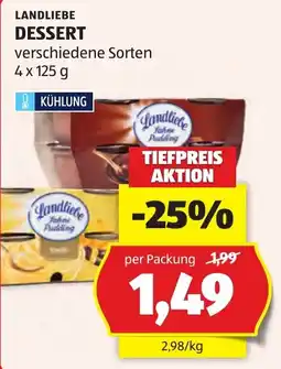 Hofer Landliebe Dessert Angebot
