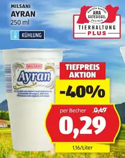 Hofer Milsani Ayran Angebot