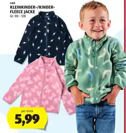Hofer L&D Kleinkinder-/Kinder-Fleece Jacke Angebot