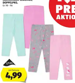 Hofer Kleinkinder-Leggings, Doppelpkg. Angebot