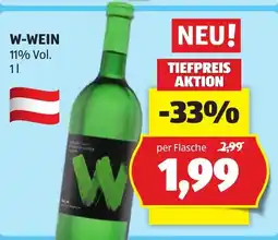 Hofer W-Wein Angebot