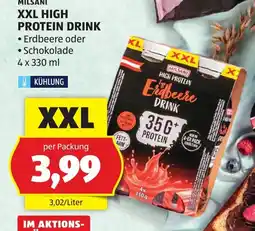 Hofer Milsani XXL High Protein Drink Angebot