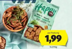 Hofer Happy Proteinknäcke Rosmarin-Meersalz Angebot