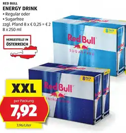 Hofer Red Bull Energy Drink Angebot