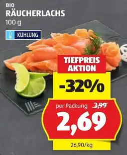 Hofer Bio Räucherlachs Angebot