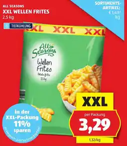 Hofer All Seasons XXL Wellen Frites Angebot