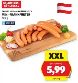 Hofer Mini-Frankfurter Angebot