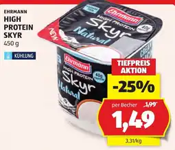 Hofer Ehrmann High Protein Skyr Natural Angebot